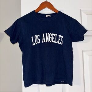 John Galt Brandy Melville Navy Los Angeles tshirt
